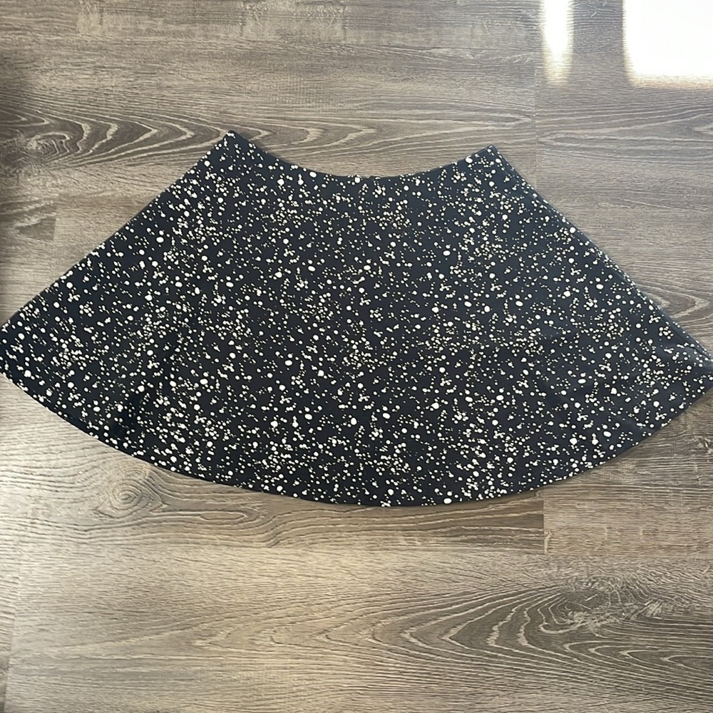Kate Spade SATURDAY Cotton Corduroy Paint Platter Print Mini Skater Skirt Size 6